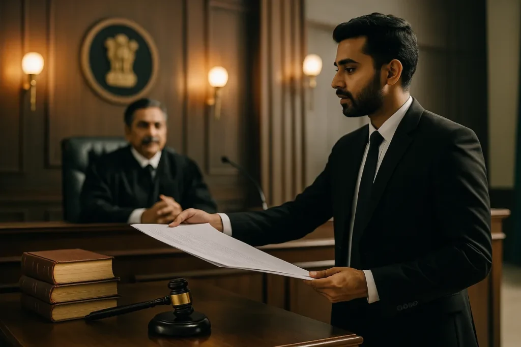 Criminal lawyers in Bangalore assisting with bail applications in court under expert legal guidance.